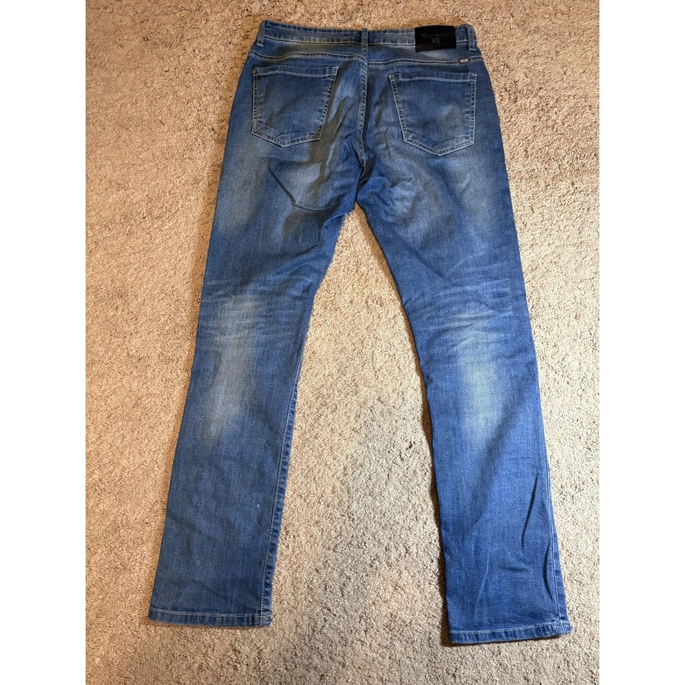 English Laundry Jeans Men's Size 30x32 Hackiney Slim Straight Leg Whiskered - Picture 9 of 9
